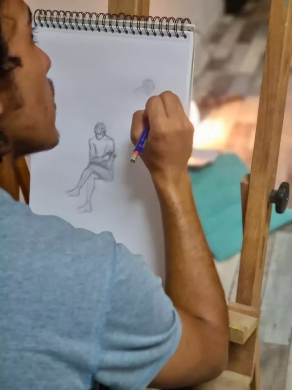 Cours modèle vivant Saint-Pierre Art Tempo 03